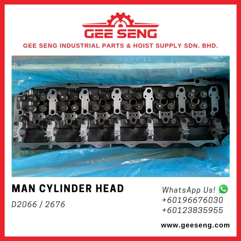 MAN D2066/ D2676 CYLINDER HEAD